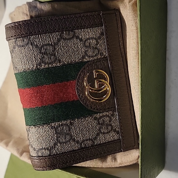 NEW Authentic Gucci Sherry Line compact wallet - Picture 12 of 12